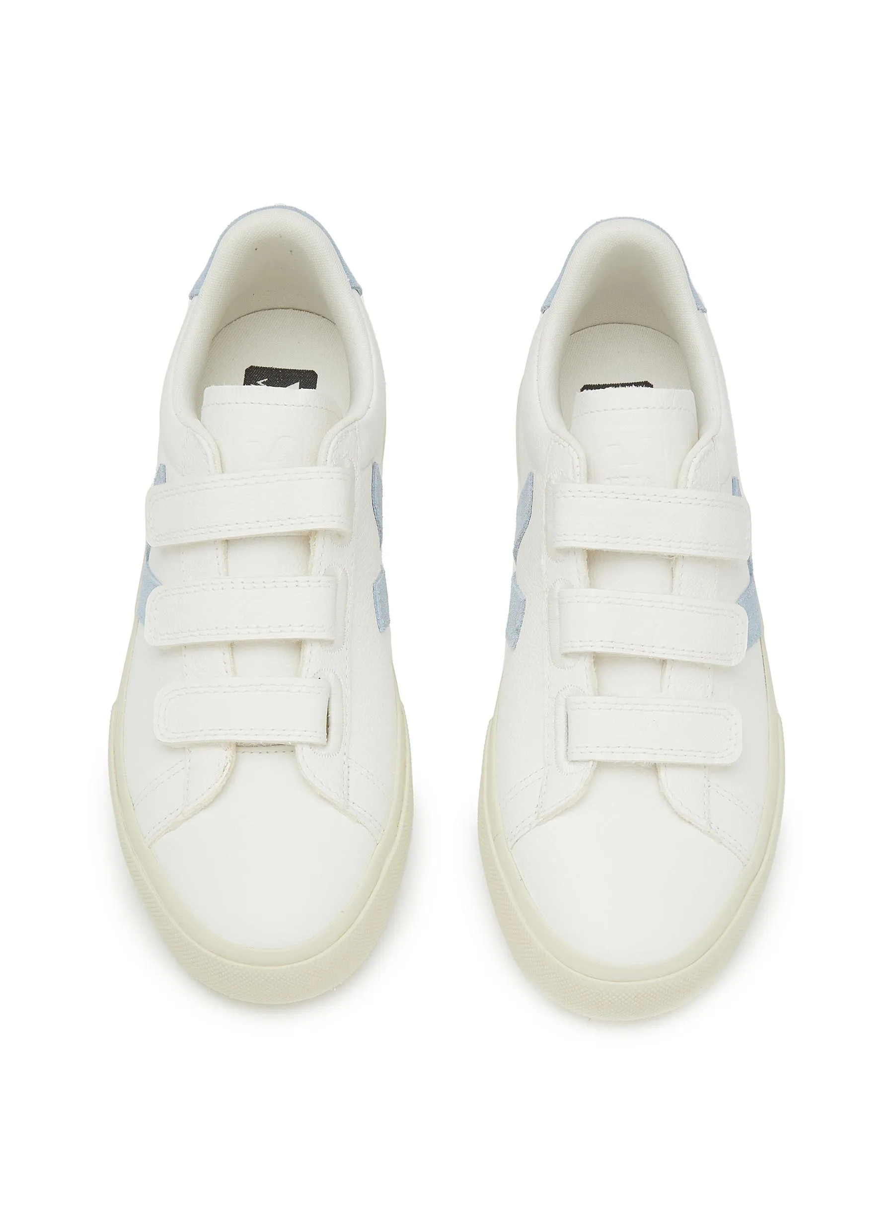 -----------VEJA ---- ------------ ----Recife Chromefree Leather Velcro Sneakers --