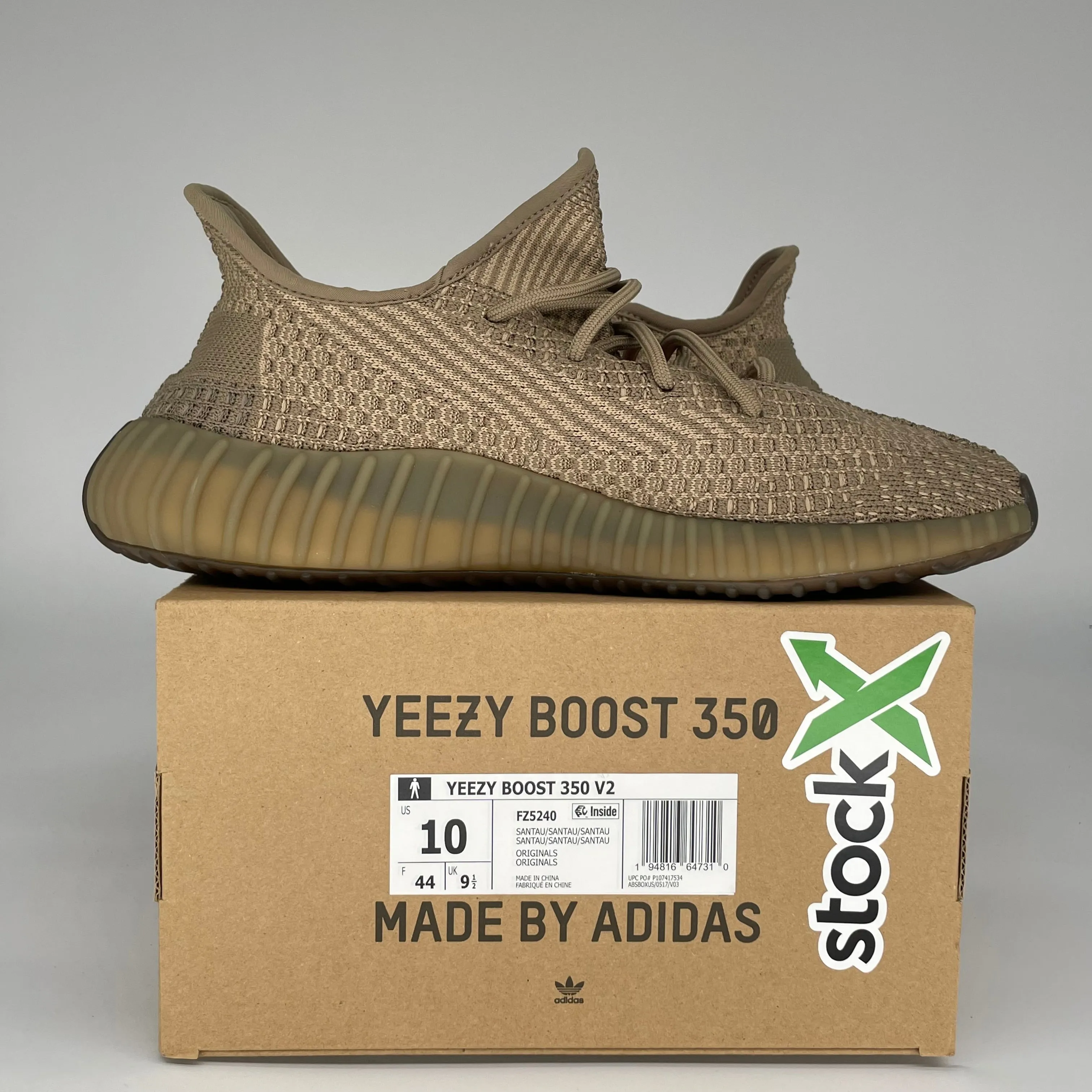 ADIDAS YEEZY 350 V2 SAND TAUPE SIZE 10 FZ5240