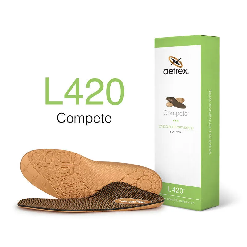 Aetrex L420 Men's Compete Posted Orthotics