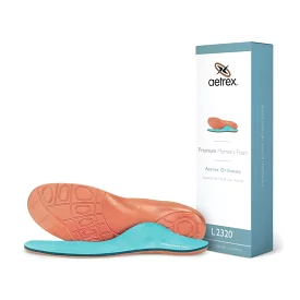 Aetrex Men's L2320M Premium Memory Foam Posted Orthotics