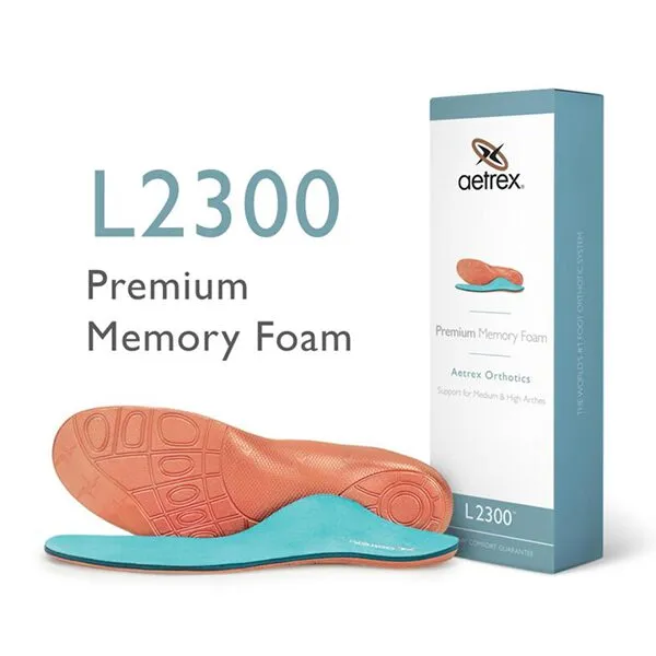 Aetrex Mens Premium Memory Foam Orthotics – Insole for Extra Comfort