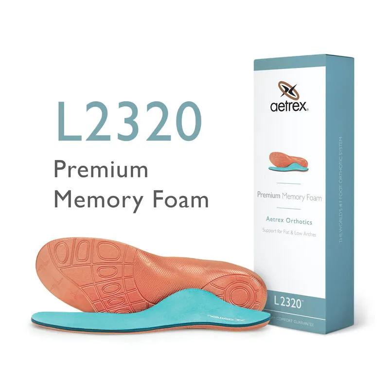 AETREX PREMIUM MEMORY FOAM POSTED ORTHOTICS MEN'S