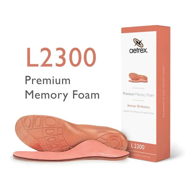 Aetrex Women’s Premium Memory Foam Orthotics – Insole for Extra Comfort