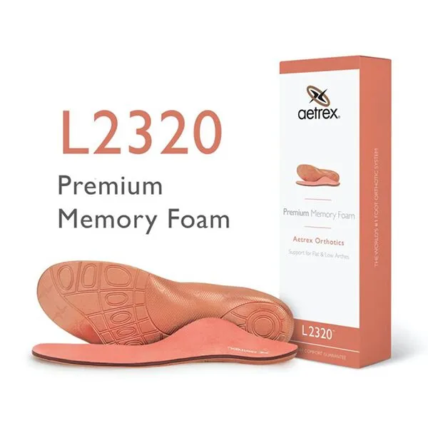 Aetrex Women’s Premium Memory Foam Posted Orthotics