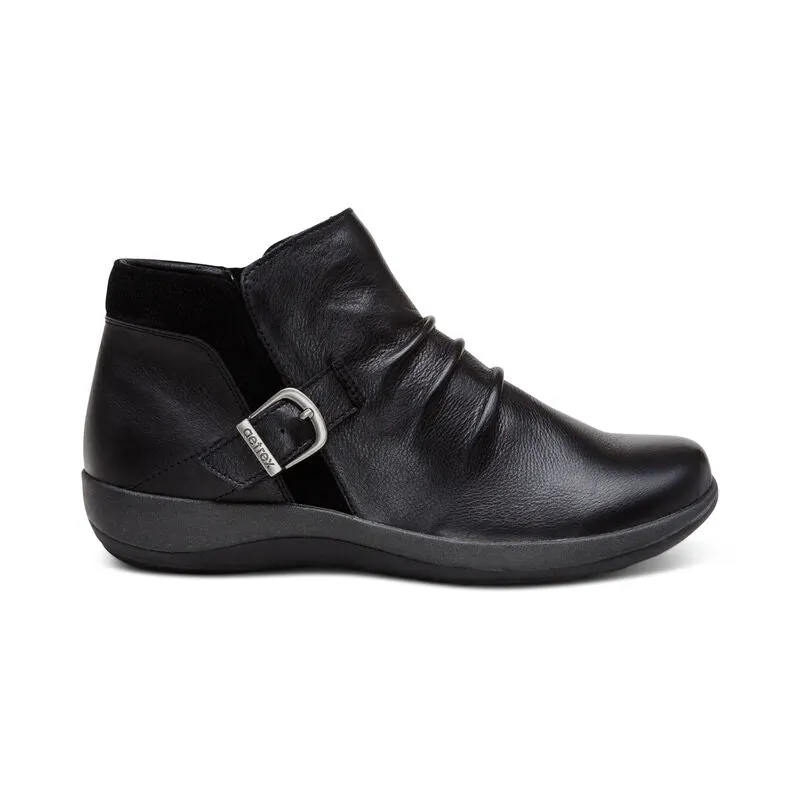 Aetrex Women's Luna Ankle Boot in Black