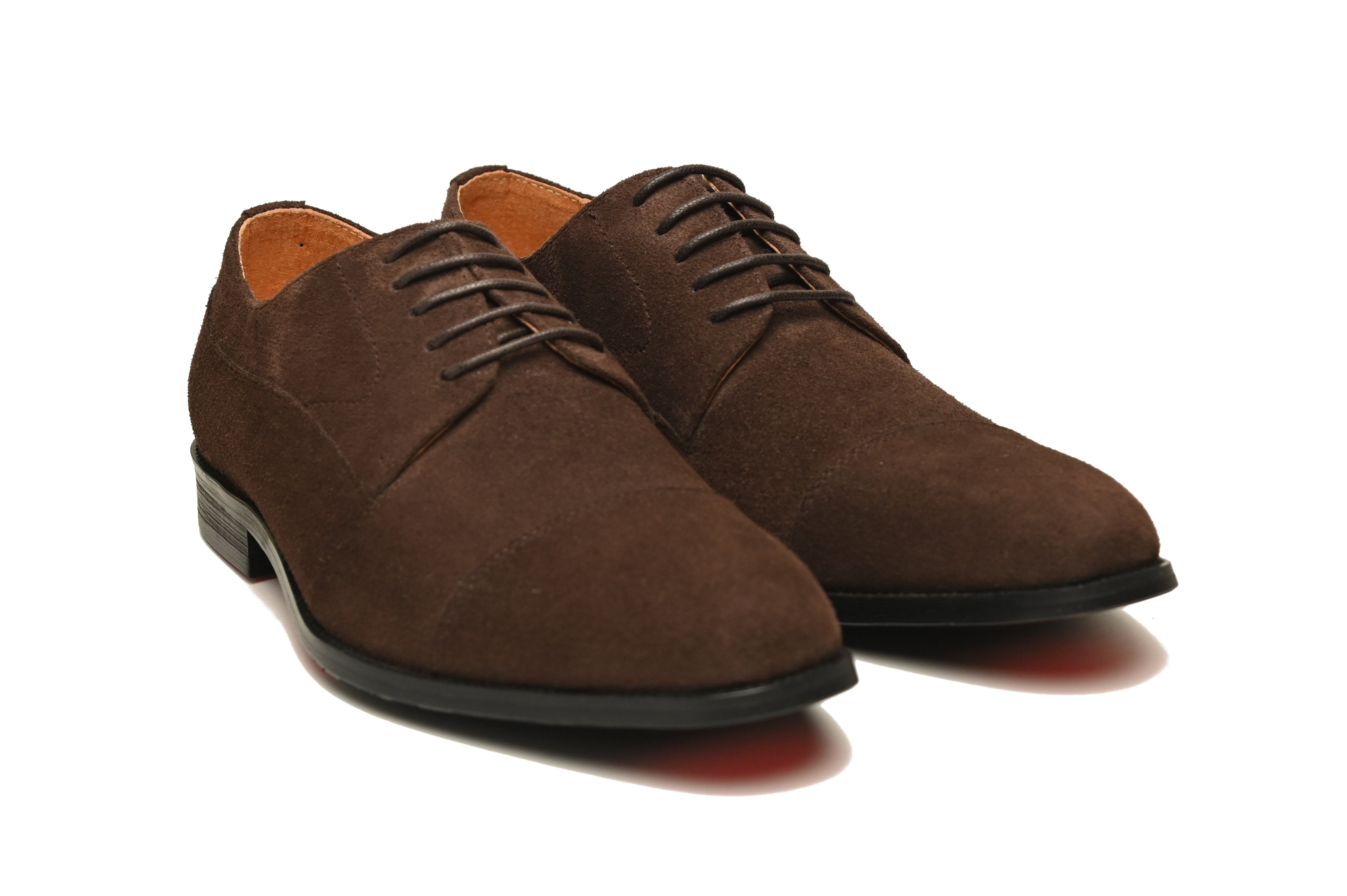 ALDEN | Coffee Suede Derby Shoes