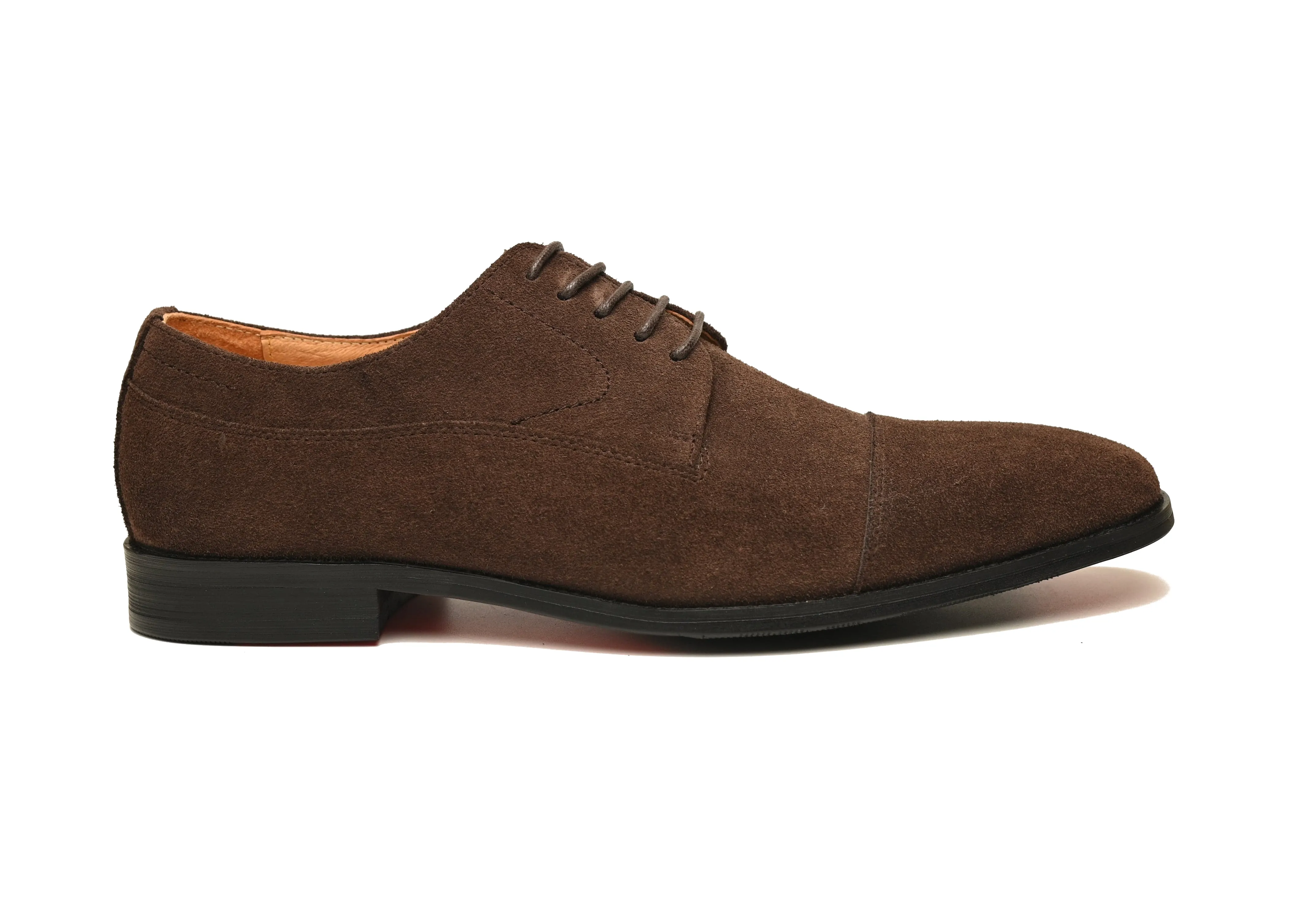 ALDEN | Coffee Suede Derby Shoes