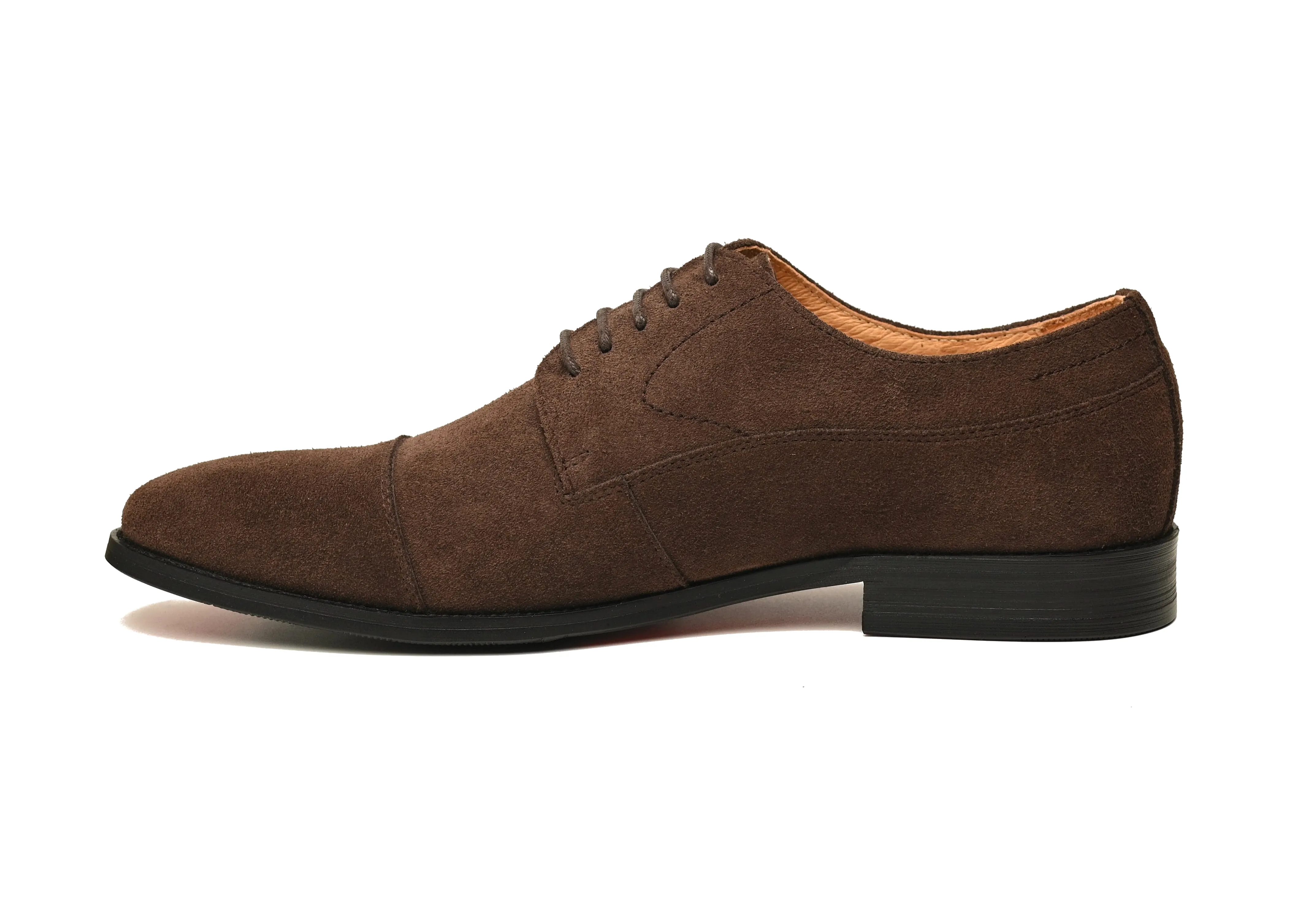 ALDEN | Coffee Suede Derby Shoes