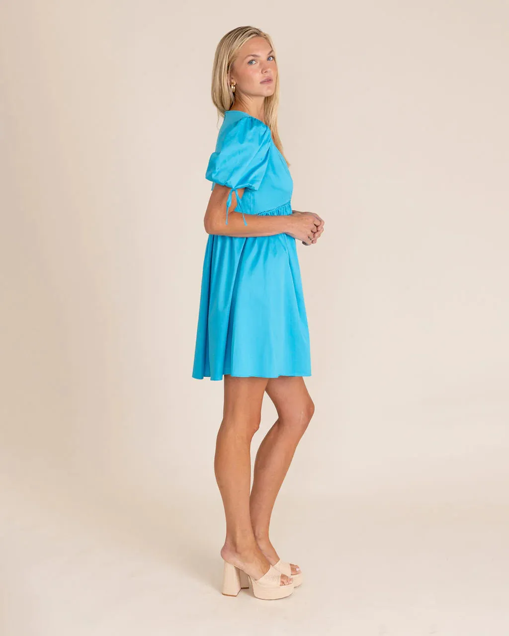 Alden Adair Emily Dress - Turquoise