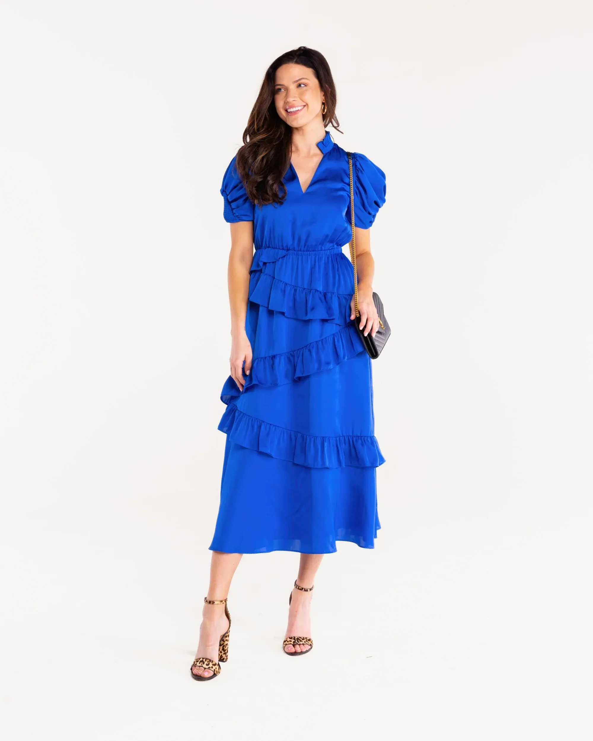 Alden Adair Erin Dress - Cobalt