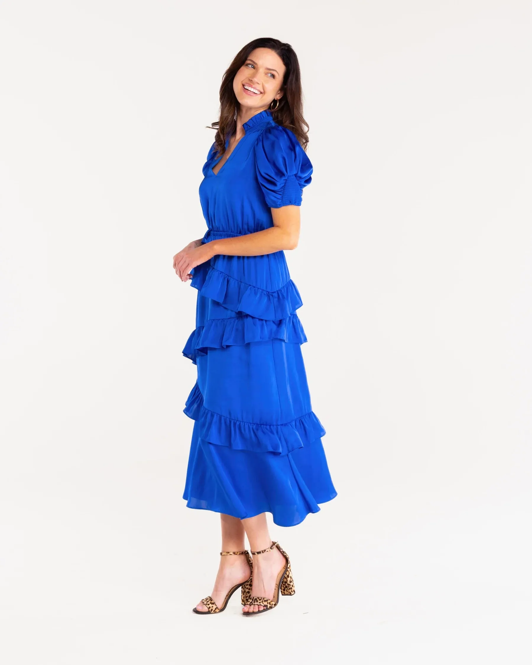 Alden Adair Erin Dress - Cobalt