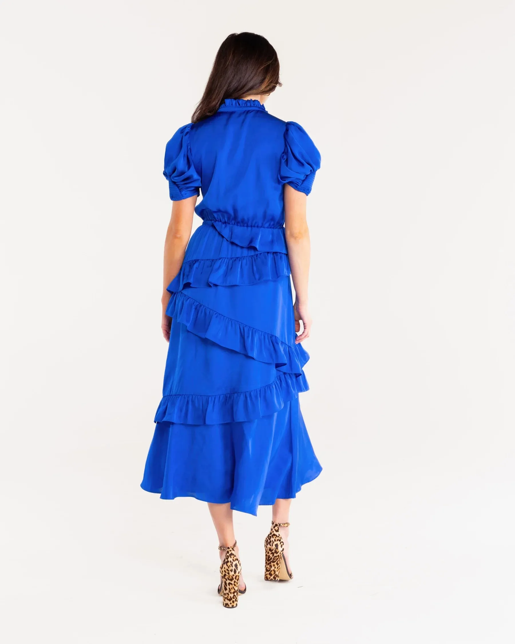 Alden Adair Erin Dress - Cobalt