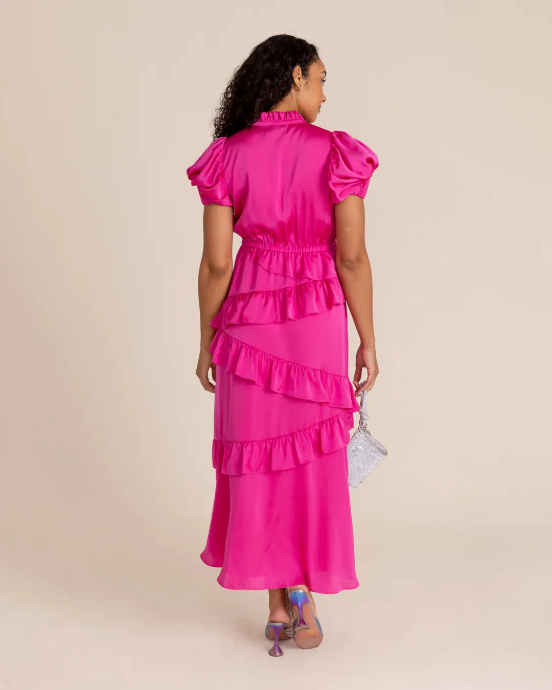 Alden Adair Erin Dress - Raspberry