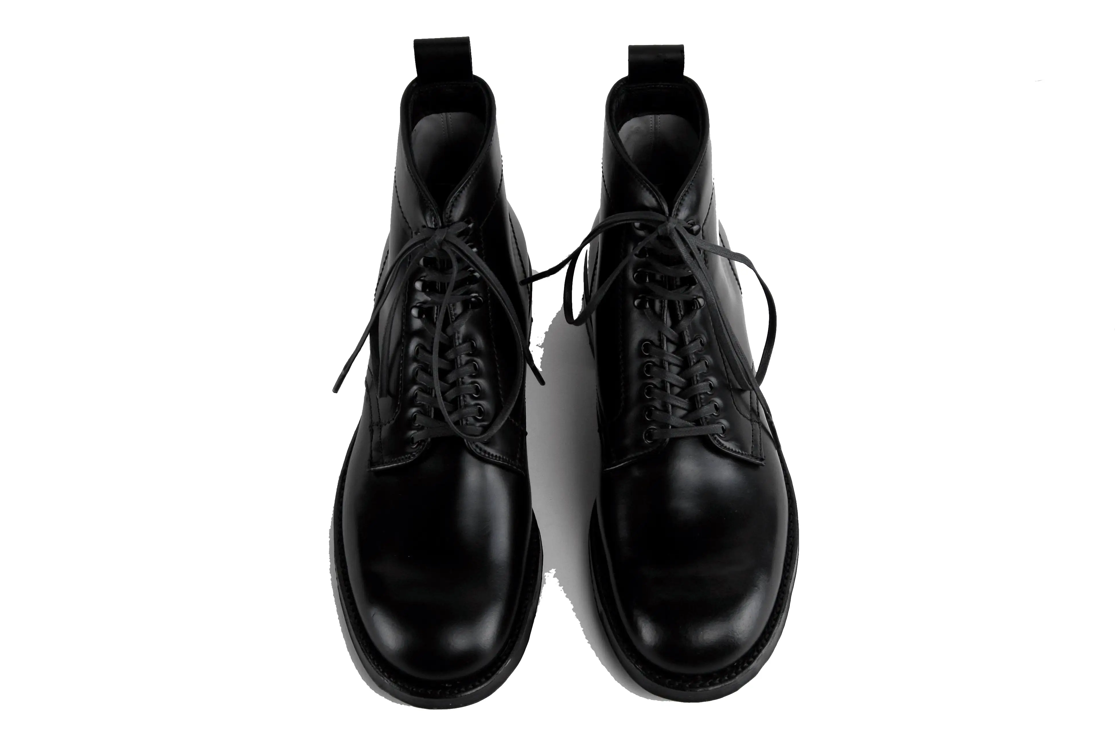 Alden Black Cordovan Navy Boot on Commando Sole