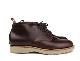 Alden Brown Chromexcel Plain Toe 6-Eye Chukka on Wedge Sole