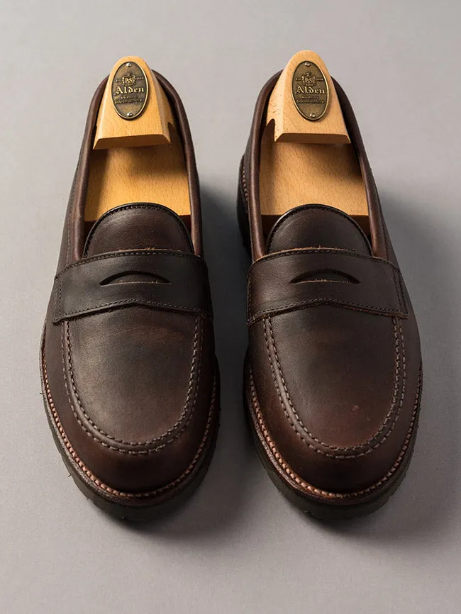 Alden Brown Kudu Penny Loafer