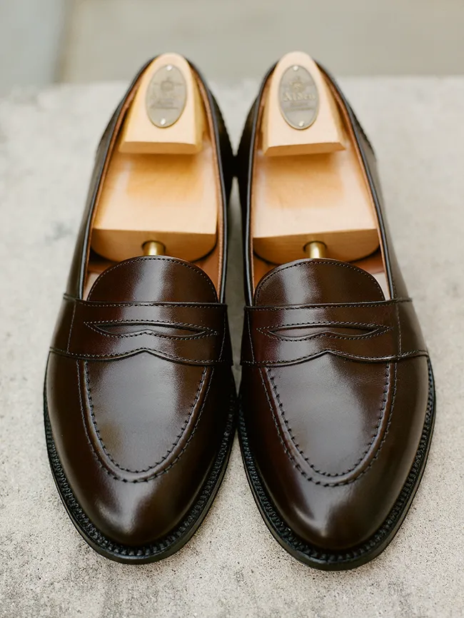 Alden Dark Brown Fullstrap Slip-On