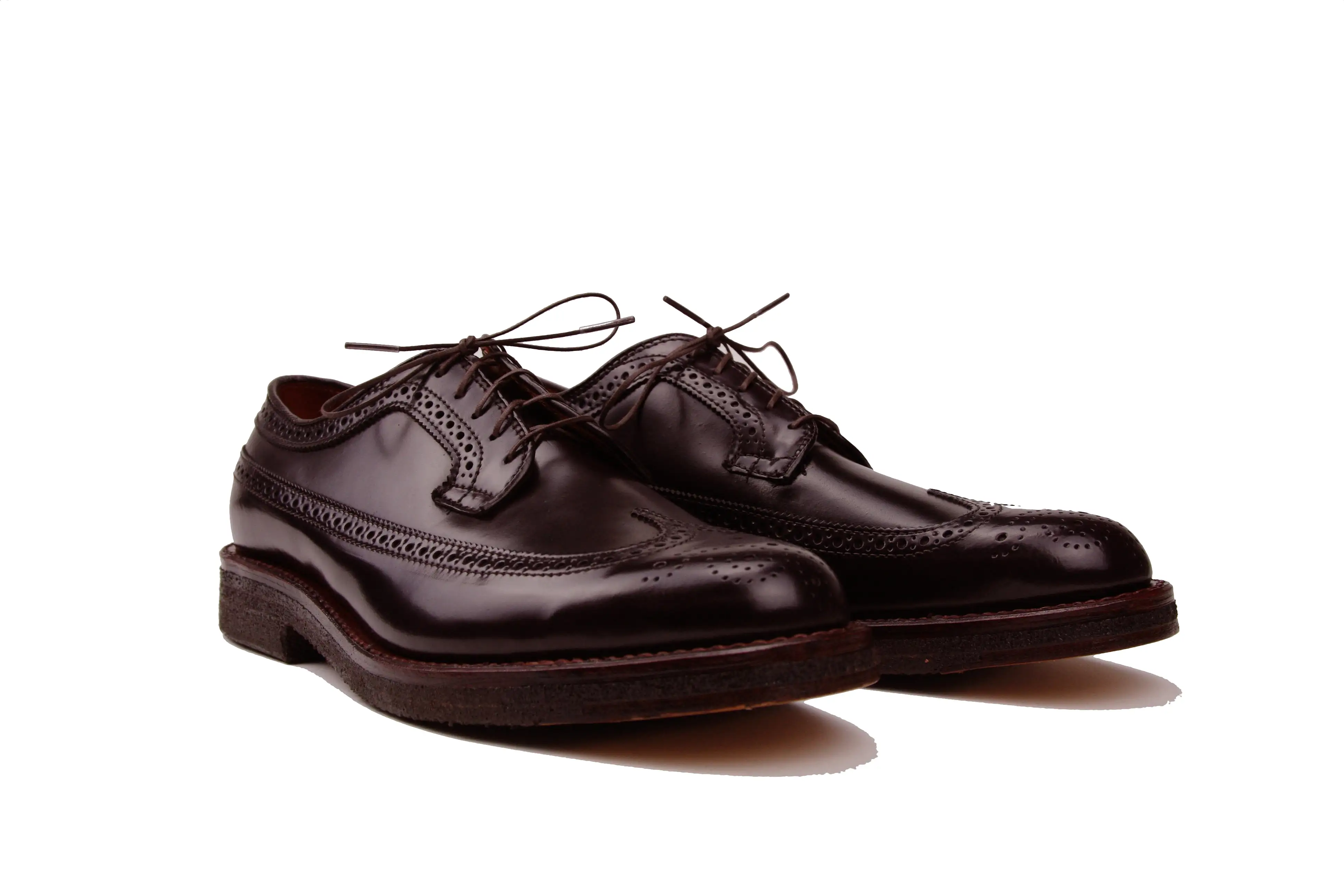 Alden Long Wing Blucher No 8 Cordovan on Crepe Sole