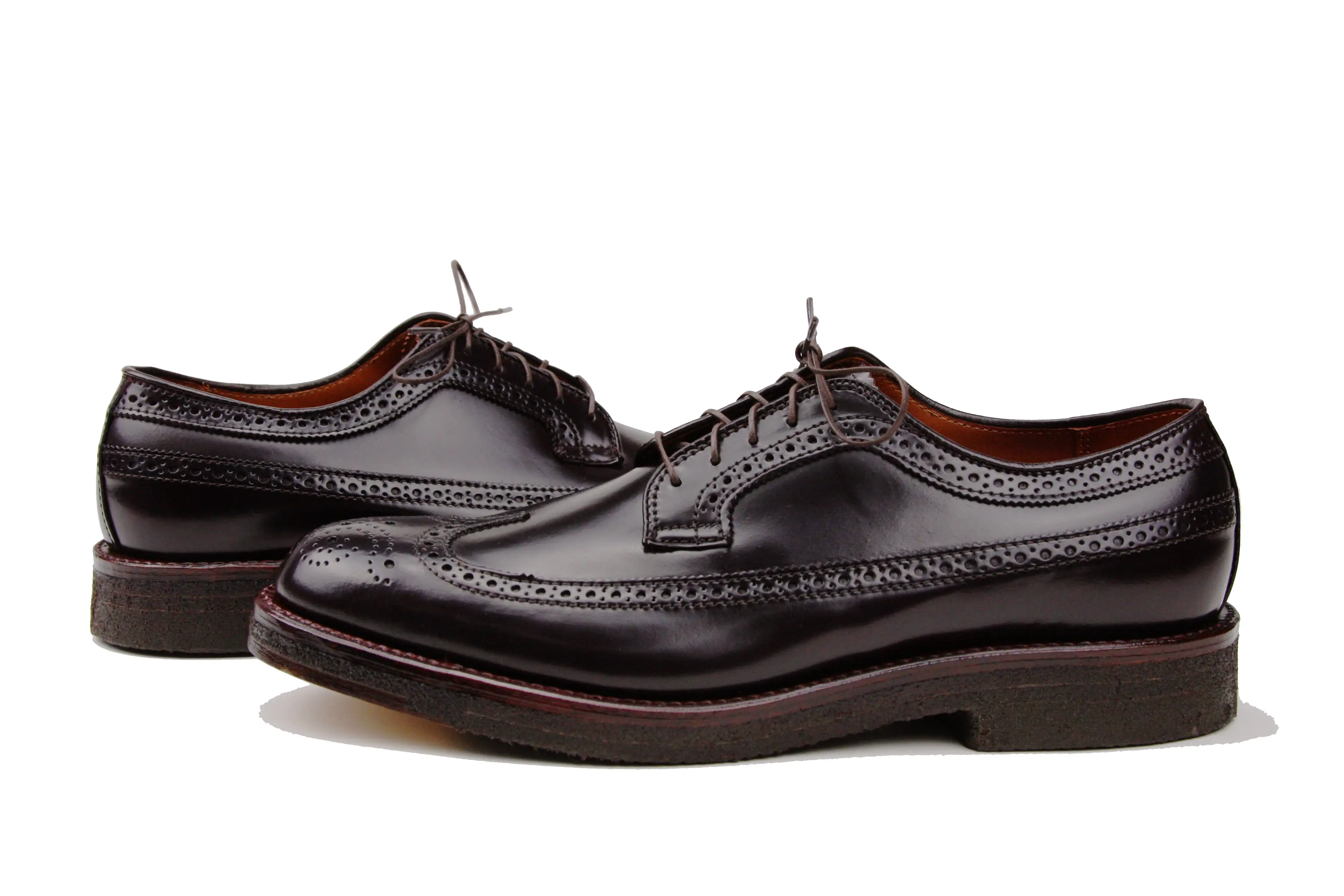 Alden Long Wing Blucher No 8 Cordovan on Crepe Sole