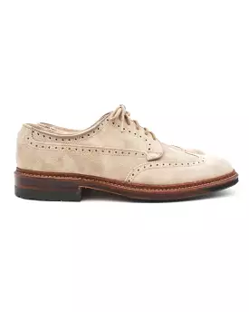 Alden Milkshake Suede Short Wing Blutcher