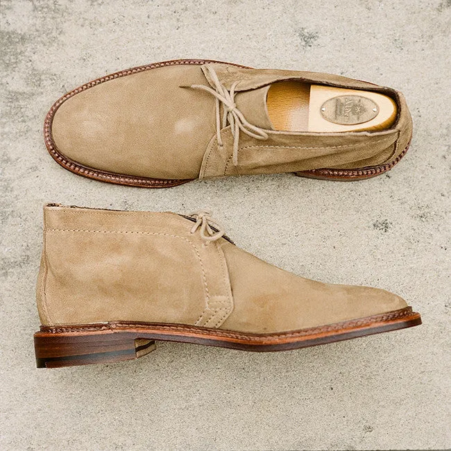 Alden Tan Suede Unlined Chukka Boot