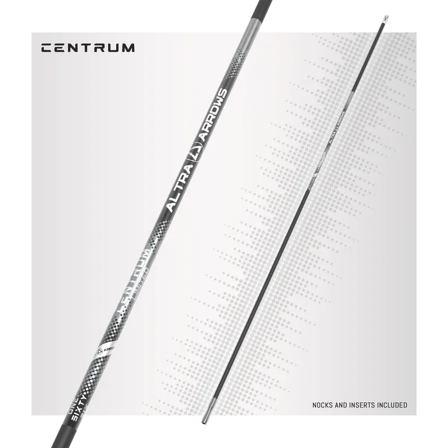 Altra Arrows Centrum Limited 166 Arrow Shafts - 12 Count