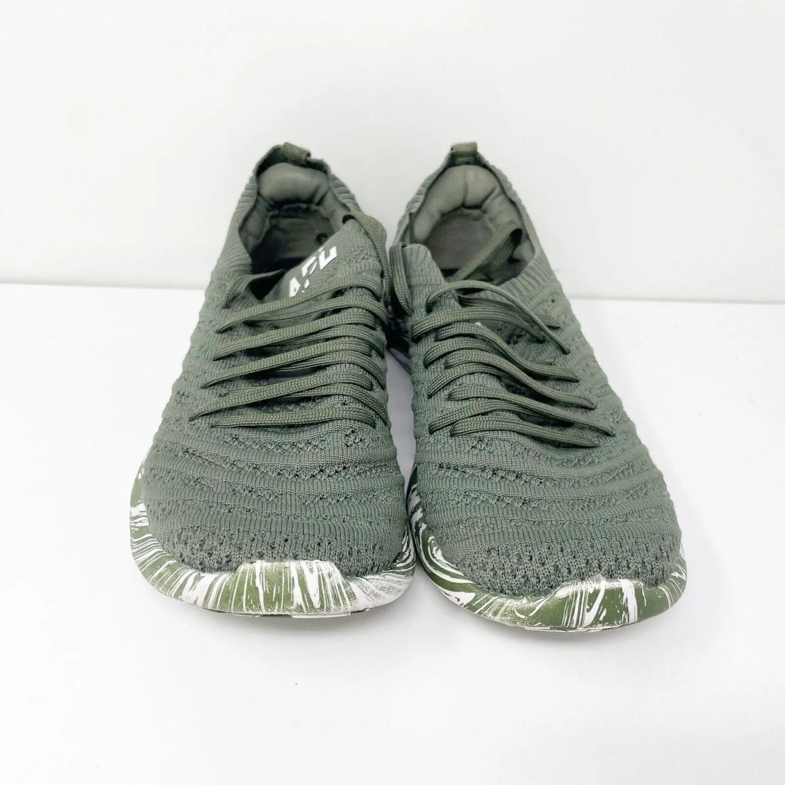 APL Womens Techloom Wave 0821XC Green Running Shoes Sneakers Size 7