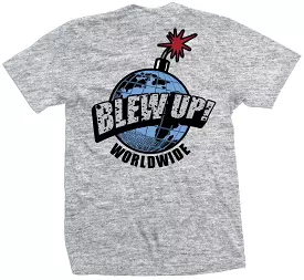 Blew Up Worldwide - Heather Grey T-Shirt