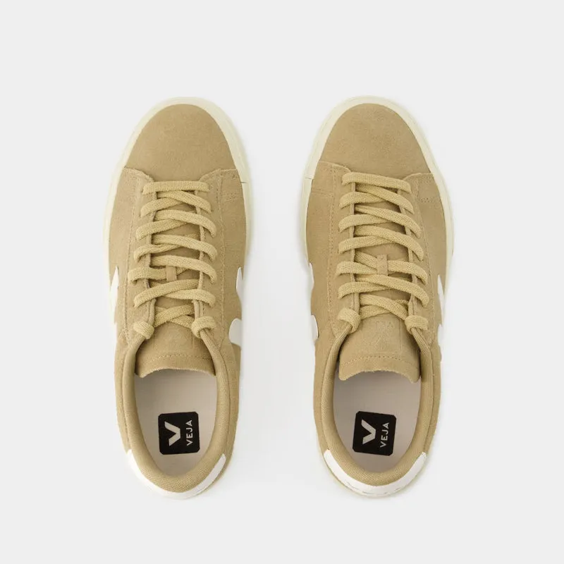 Campo Sneakers - Veja - Leather - Dune White