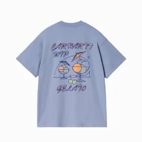 CARHARTT WIP GELATO T-SHIRT CHARM BLUE - I033668