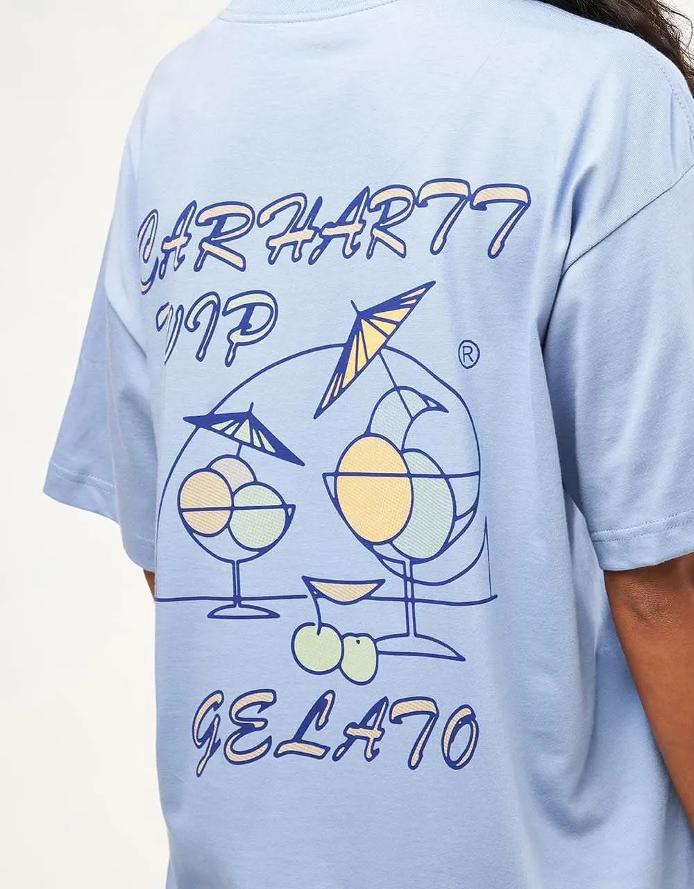 Carhartt WIP S/S Gelato T-Shirt - Charm Blue