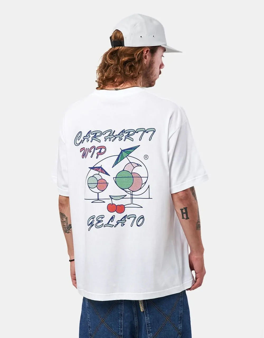 Carhartt WIP S/S Gelato T-Shirt - White