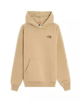 Felpa Uomo The North Face Raglan Redbox Hoodie Khaki Stone