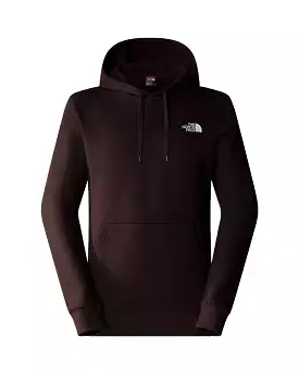 Felpa Uomo The North Face Simple Dome Hoodie Coal Brown