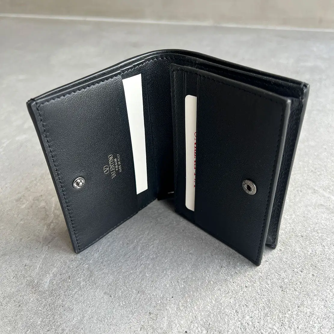 French Flap Wallet, Black (GM)