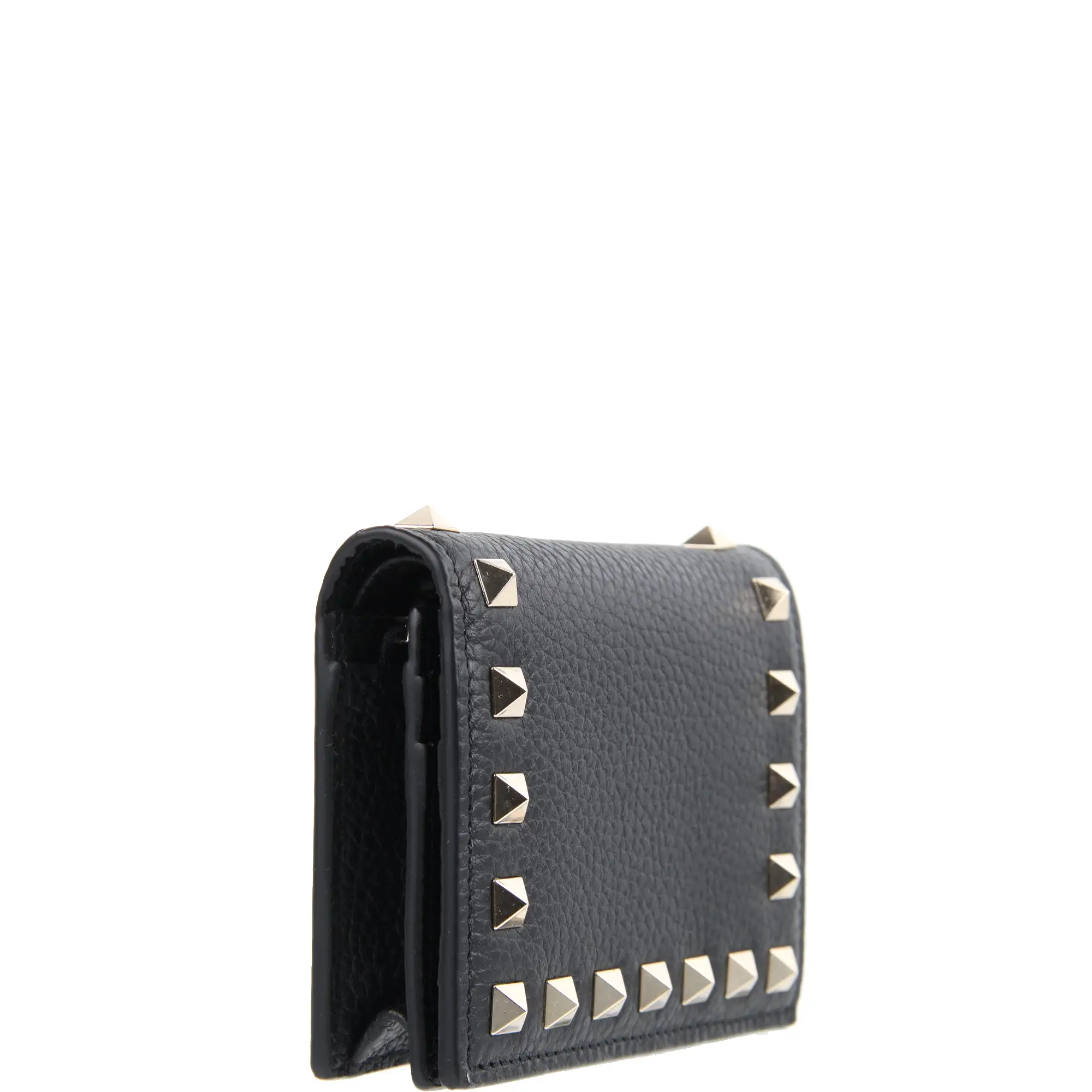 French Flap Wallet, Black