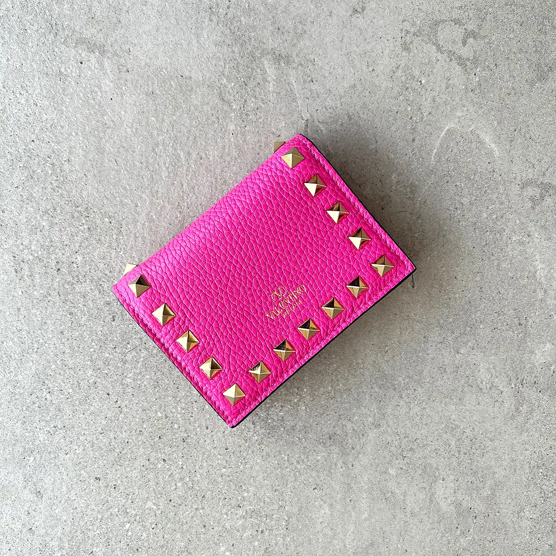 French Flap Wallet, PP Pink