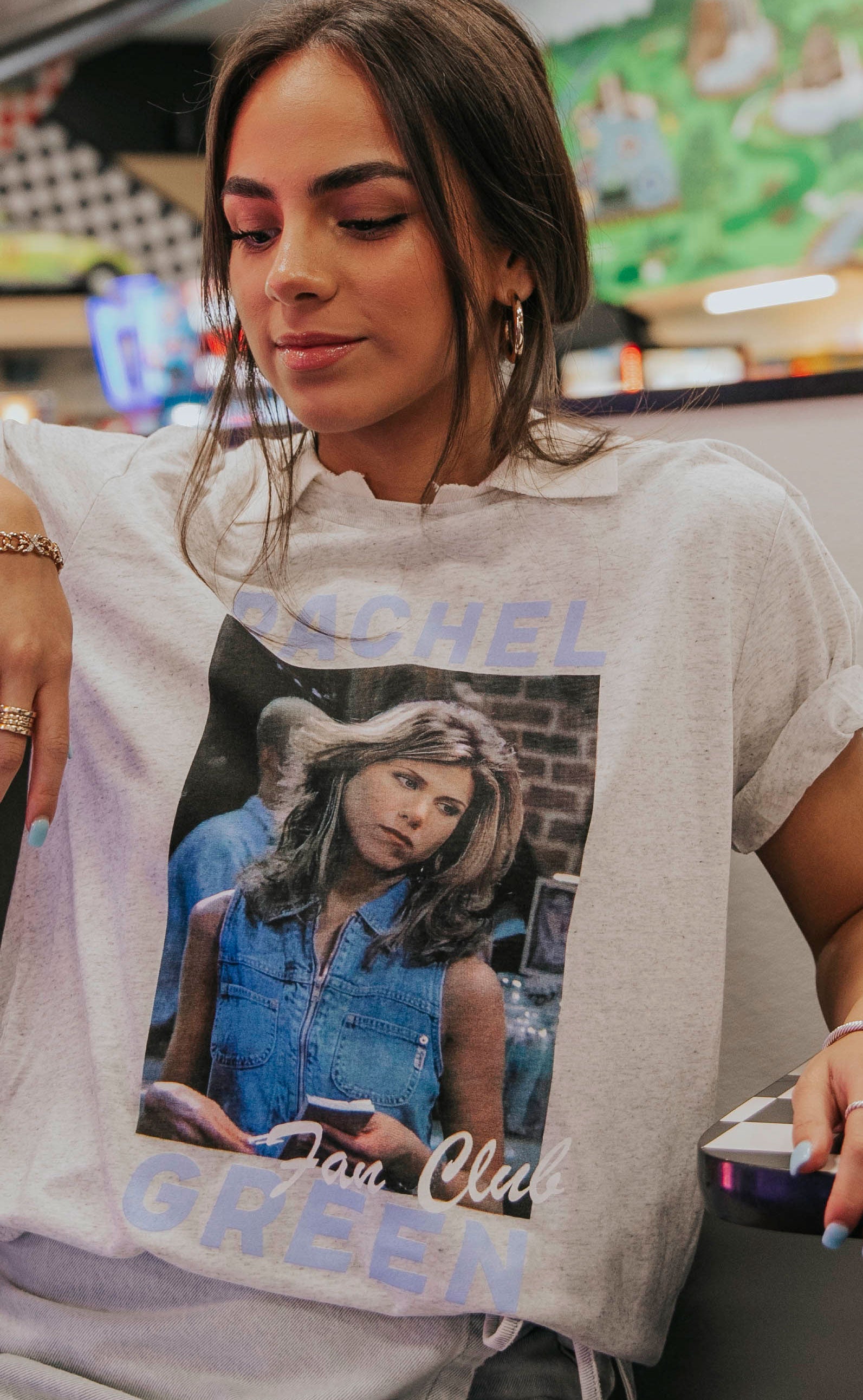 friday + saturday: rachel green fan club t shirt