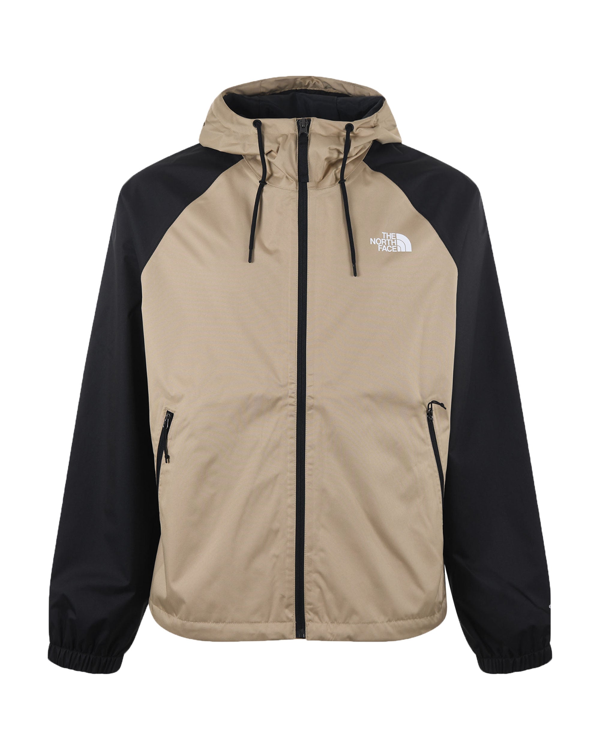 Giacca Uomo The North Face Elements Rain Hoodie Khaki Stone