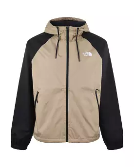 Giacca Uomo The North Face Elements Rain Hoodie Khaki Stone