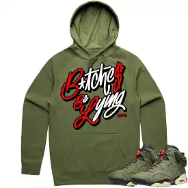 Jordan 6 Cactus Jack 6s Hoodie to Match - RED BBL