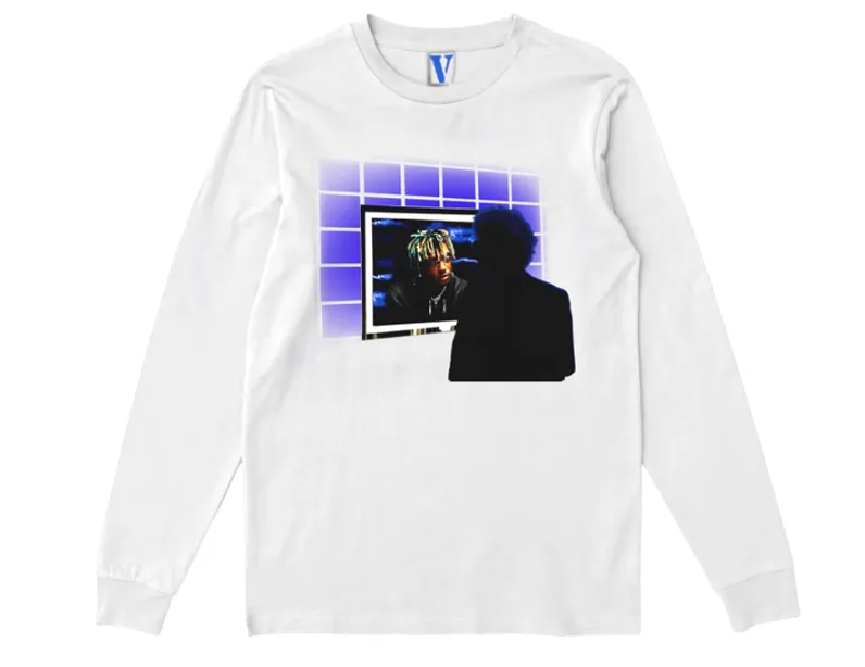 Juice Wrld x XO x Vlone Reflect Longsleeve Tee White