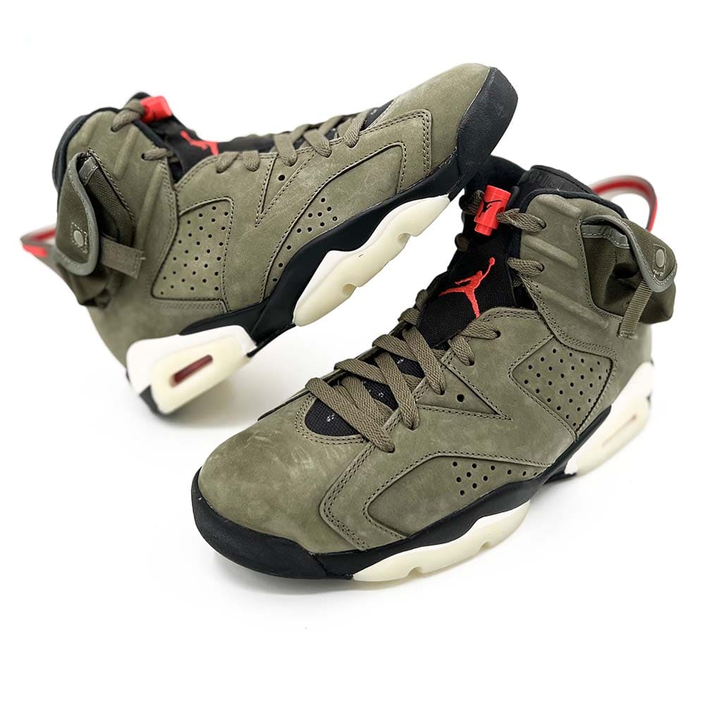 Nike Air Jordan 6 Travis Scott Olive Green