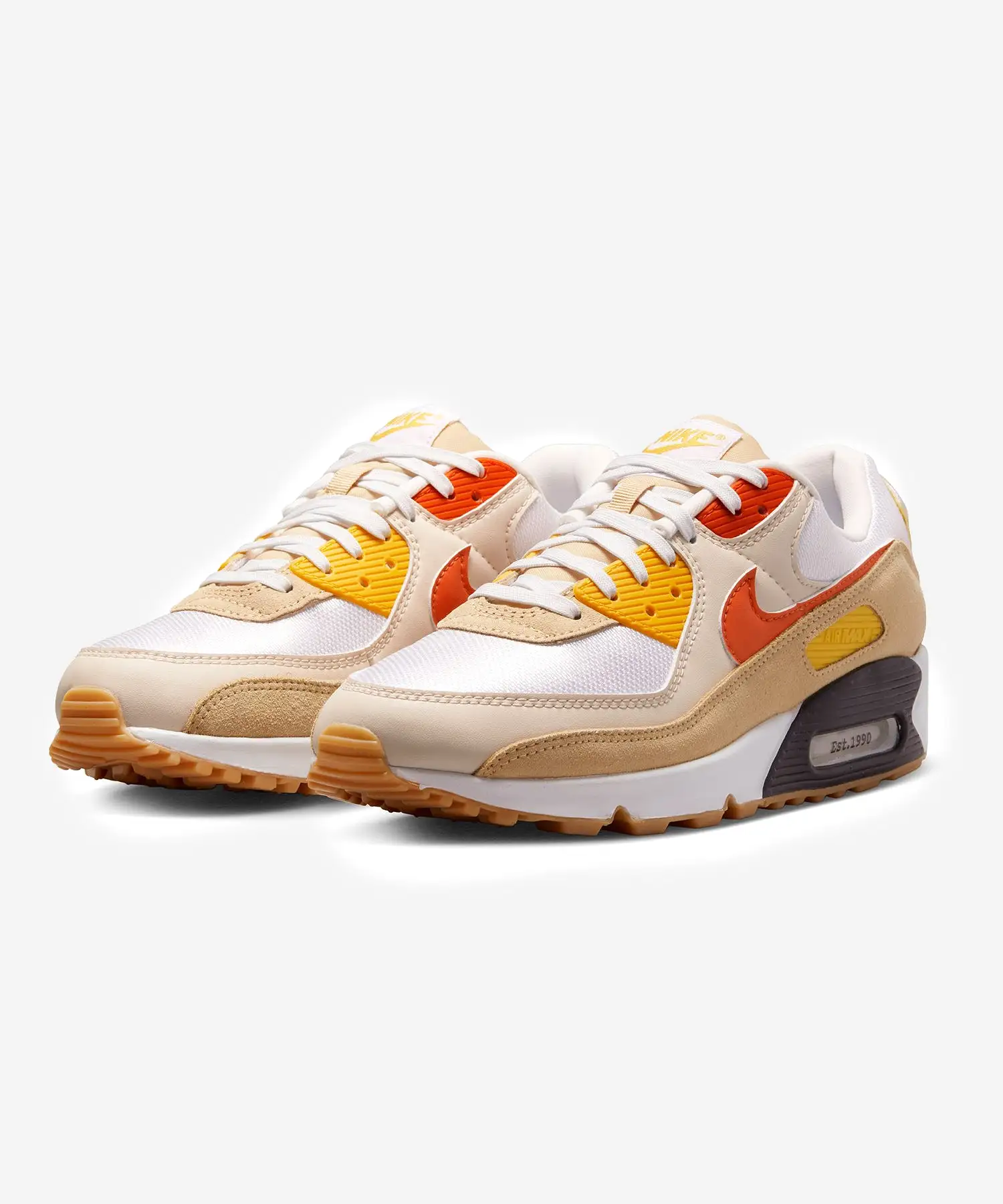 Nike Air Max 90 SE Summit White / Safety Orange / Sesame