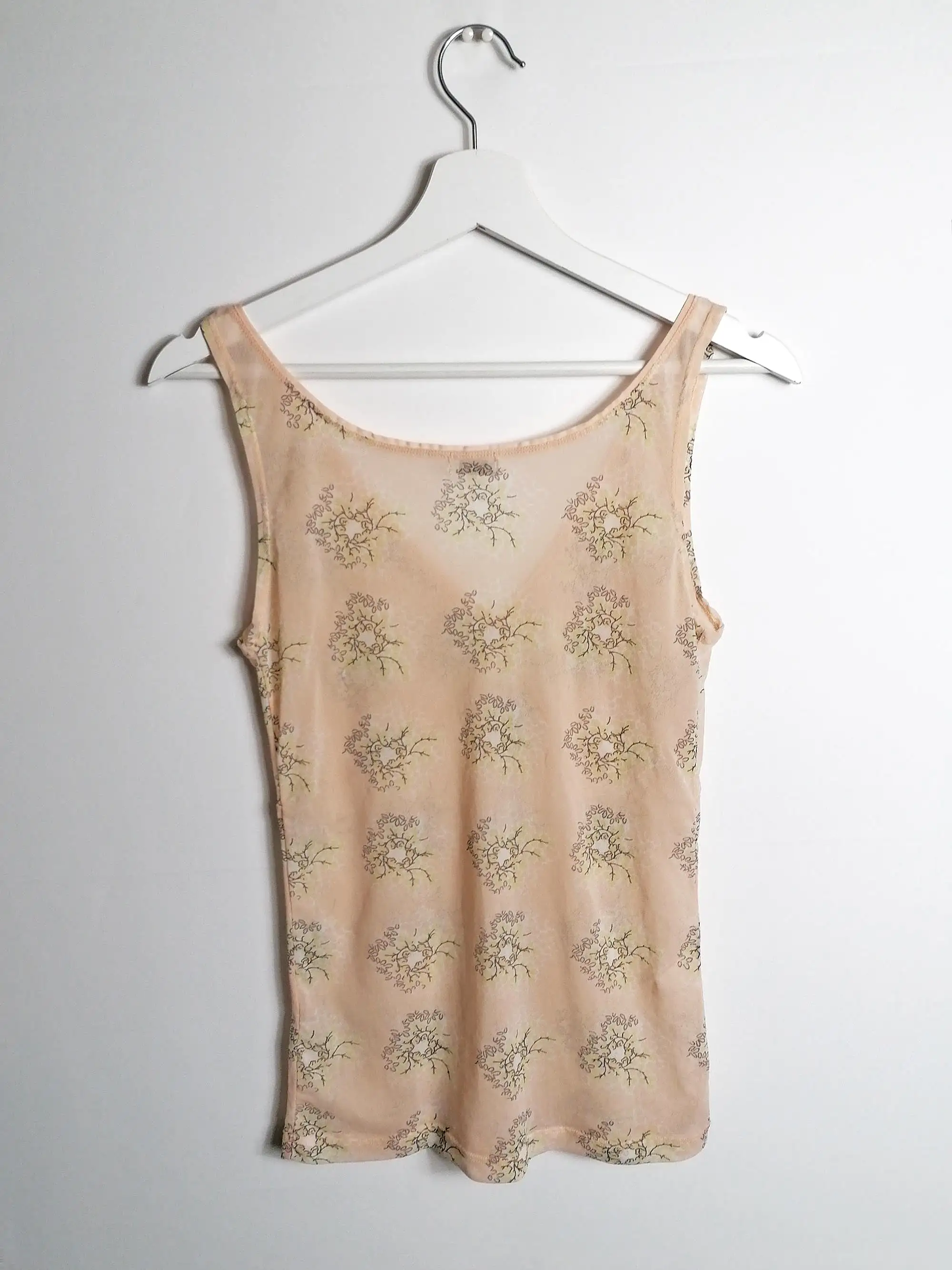 NOA NOA Y2K Sheer Mesh Top - size M