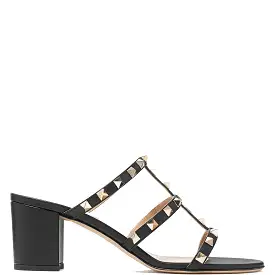 Rockstud Block Mule 60, Black