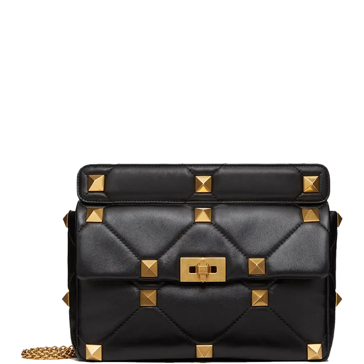 Roman Stud Large Bag, Black