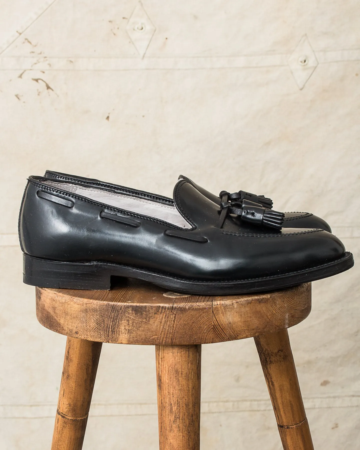 Second Hand Alden Style 664 Tassel Mocc Black Shell Cordovan Size US 8,5 D