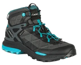 shoes AKU Rocket Mid GTX - Black/Turquoise - women´s