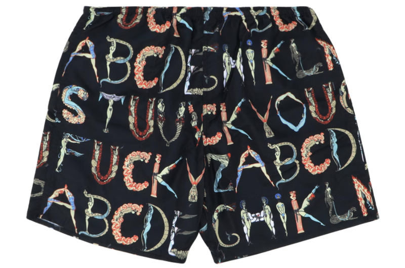 Supreme Alphabet Water Short Black